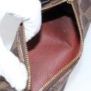 LOUIS VUITTON Damier Ebene Papillon Pouch LV Auth 142954-11