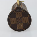 LOUIS VUITTON Damier Ebene Papillon Pouch LV Auth 142954-3