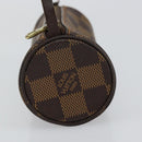 LOUIS VUITTON Damier Ebene Papillon Pouch LV Auth 142954-4