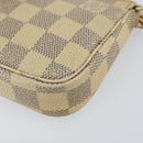 LOUIS VUITTON Damier Azur Illustre Mini Pochette Accessoires N41463 Auth 142956-15