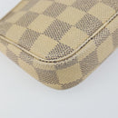 LOUIS VUITTON Damier Azur Illustre Mini Pochette Accessoires N41463 Auth 142956-16