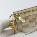 LOUIS VUITTON Damier Azur Illustre Mini Pochette Accessoires N41463 Auth 142956-10