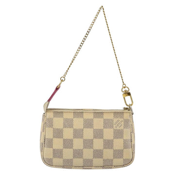 LOUIS VUITTON Damier Azur Illustre Mini Pochette Accessoires N41463 Auth 142956 - 0