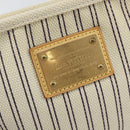 LOUIS VUITTON Antigua Pochette Platform PM Pouch Beige M40069 LV Auth 142957-8