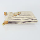 LOUIS VUITTON Antigua Pochette Platform PM Pouch Beige M40069 LV Auth 142957-4