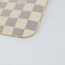 LOUIS VUITTON Damier Azur Neverfull MM Pouch Pouch LV Auth 142958-7