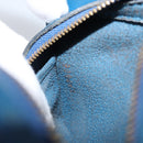 LOUIS VUITTON Epi Dauphine PM Pouch Blue M48445 LV Auth 142961-12