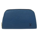 LOUIS VUITTON Epi Dauphine PM Pouch Blue M48445 LV Auth 142961-13