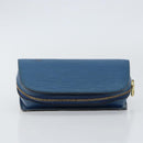 LOUIS VUITTON Epi Dauphine PM Pouch Blue M48445 LV Auth 142961-5