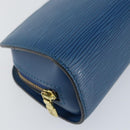 LOUIS VUITTON Epi Dauphine PM Pouch Blue M48445 LV Auth 142961-14