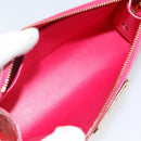 LOUIS VUITTON Monogram Vernis Trousse Cosmetic Pouch Rose Pop M93647 Auth 142964-16