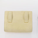 Salvatore Ferragamo Gancini Vala Bag Leather 3Set Beige Black white Auth 142965-10