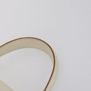 Salvatore Ferragamo Gancini Vala Bag Leather 3Set Beige Black white Auth 142965-19