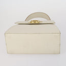 Salvatore Ferragamo Gancini Vala Bag Leather 3Set Beige Black white Auth 142965-21
