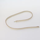 Salvatore Ferragamo Gancini Vala Bag Leather 3Set Beige Black white Auth 142965-23