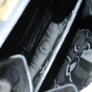 Salvatore Ferragamo Gancini Vala Bag Leather 3Set Beige Black white Auth 142965-8