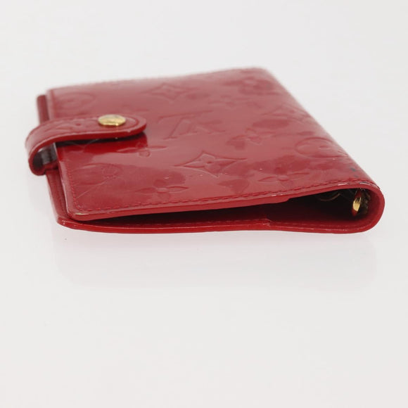 LOUIS VUITTON Monogram Vernis Agenda PM Day Planner Cover 2Set LV Auth 142966