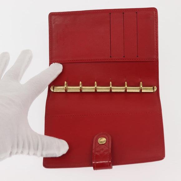 LOUIS VUITTON Monogram Vernis Agenda PM Day Planner Cover 2Set LV Auth 142966