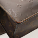 LOUIS VUITTON Monogram Vernis Spring Street PM Bag Silver M90567 LV Auth 142967V-14