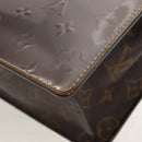 LOUIS VUITTON Monogram Vernis Spring Street PM Bag Silver M90567 LV Auth 142967V-15