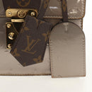 LOUIS VUITTON Monogram Vernis Spring Street PM Bag Silver M90567 LV Auth 142967V-16