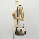 LOUIS VUITTON Monogram Vernis Spring Street PM Bag Silver M90567 LV Auth 142967V-26