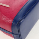 LOUIS VUITTON Epi Nano Noe Shoulder Bag Pink Blue Red M42502 LV Auth 142968V-15