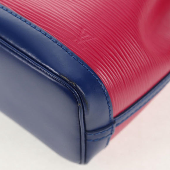 LOUIS VUITTON Epi Nano Noe Shoulder Bag Pink Blue Red M42502 LV Auth 142968V