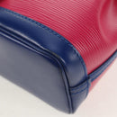 LOUIS VUITTON Epi Nano Noe Shoulder Bag Pink Blue Red M42502 LV Auth 142968V-18