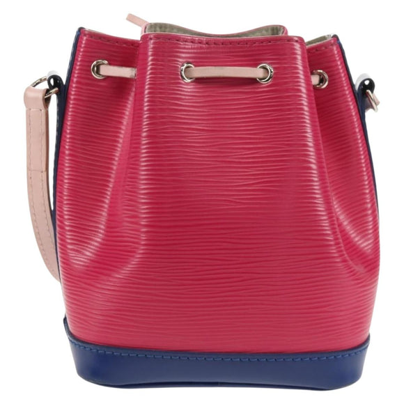 LOUIS VUITTON Epi Nano Noe Shoulder Bag Pink Blue Red M42502 LV Auth 142968V