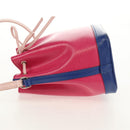 LOUIS VUITTON Epi Nano Noe Shoulder Bag Pink Blue Red M42502 LV Auth 142968V-3