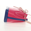 LOUIS VUITTON Epi Nano Noe Shoulder Bag Pink Blue Red M42502 LV Auth 142968V-4