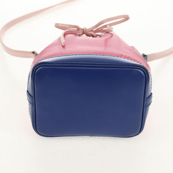 LOUIS VUITTON Epi Nano Noe Shoulder Bag Pink Blue Red M42502 LV Auth 142968V