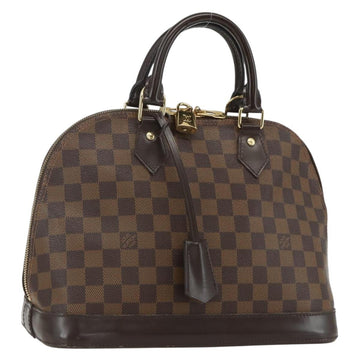 LOUIS VUITTON Damier Ebene Alma PM Hand Bag N53151 LV Auth 142969V