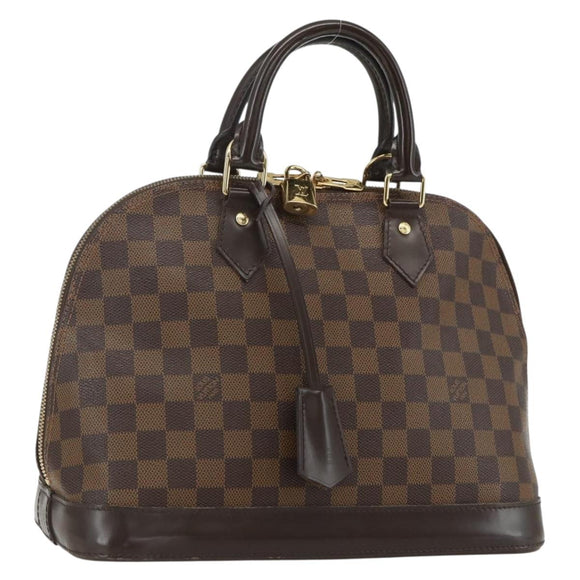 LOUIS VUITTON Damier Ebene Alma PM Hand Bag N53151 LV Auth 142969V