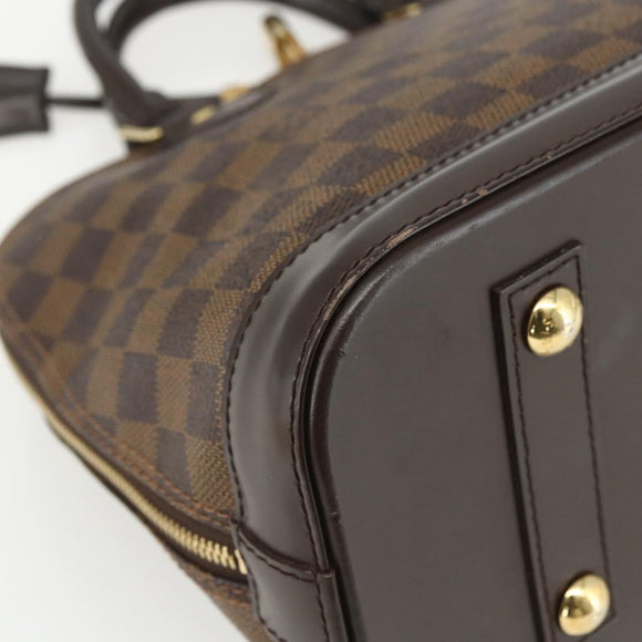 LOUIS VUITTON Damier Ebene Alma PM Hand Bag N53151 LV Auth 142969V