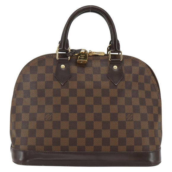 LOUIS VUITTON Damier Ebene Alma PM Hand Bag N53151 LV Auth 142969V