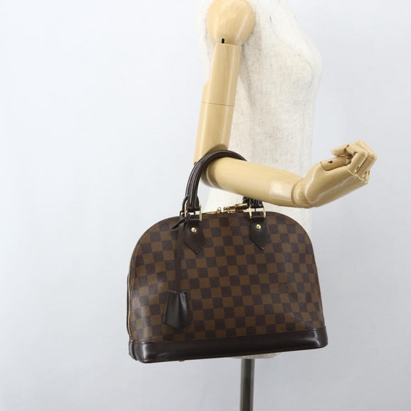LOUIS VUITTON Damier Ebene Alma PM Hand Bag N53151 LV Auth 142969V