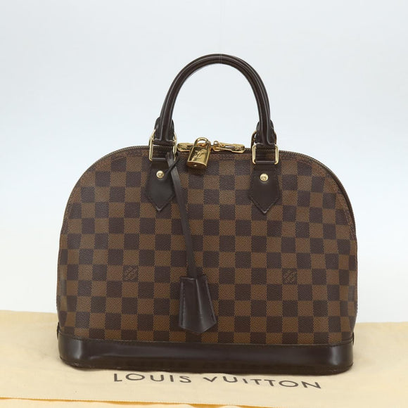LOUIS VUITTON Damier Ebene Alma PM Hand Bag N53151 LV Auth 142969V