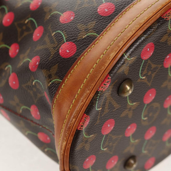 LOUIS VUITTON Monogram Cherry Bucket PM Shoulder Bag M95012 LV Auth 142971V