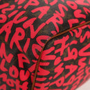 LOUIS VUITTON Monogram Graffiti Speedy 30 Hand Bag Pink M93704 LV Auth 142972V-15