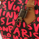 LOUIS VUITTON Monogram Graffiti Speedy 30 Hand Bag Pink M93704 LV Auth 142972V-19