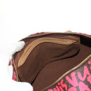 LOUIS VUITTON Monogram Graffiti Speedy 30 Hand Bag Pink M93704 LV Auth 142972V-22