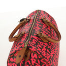 LOUIS VUITTON Monogram Graffiti Speedy 30 Hand Bag Pink M93704 LV Auth 142972V-6
