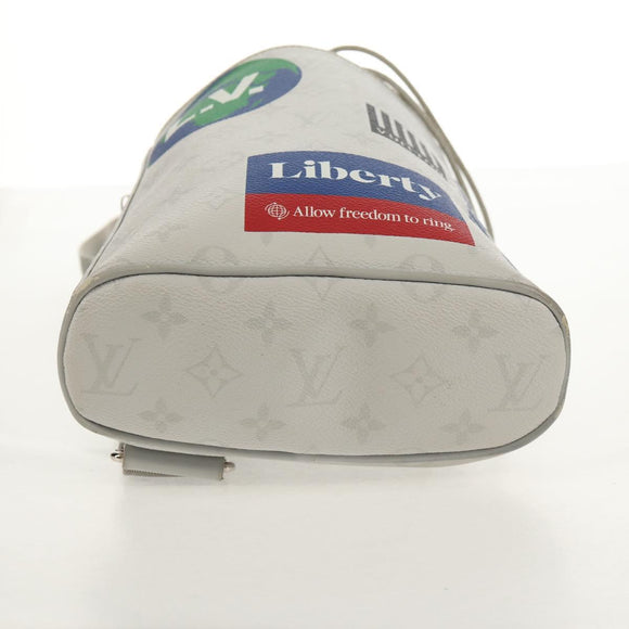 LOUIS VUITTON Monogram White Chalk Sling bag Bag Bron M44629 LV Auth 142973V