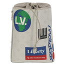 LOUIS VUITTON Monogram White Chalk Sling bag Bag Bron M44629 LV Auth 142973V-13