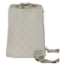 LOUIS VUITTON Monogram White Chalk Sling bag Bag Bron M44629 LV Auth 142973V-3