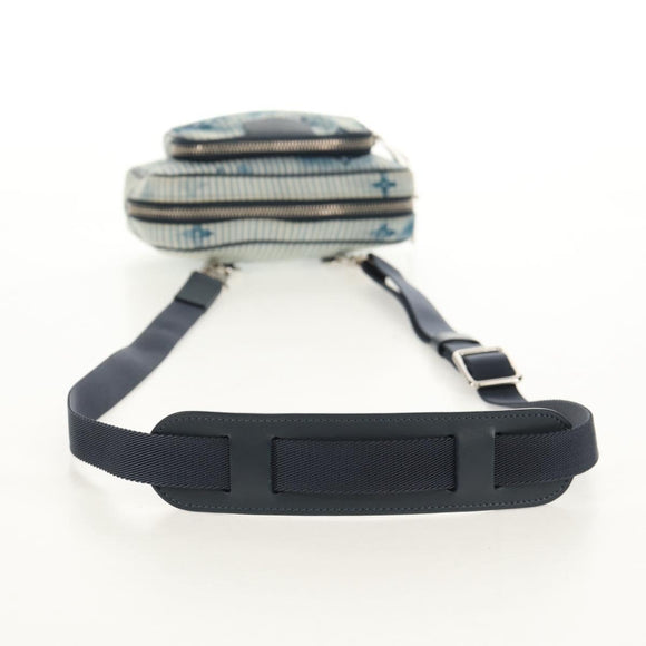 LOUIS VUITTON Monogram Watercolor Outdoor Pochette Bag Blue M80462 Auth 142975V