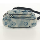 LOUIS VUITTON Monogram Watercolor Outdoor Pochette Bag Blue M80462 Auth 142975V-5