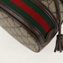 GUCCI GG Supreme Web Sherry Offdia Mini Bucket Bag PVC 550620 Auth 142976SAM-16